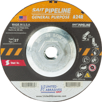 7&quot; X 1/8&quot; X 5/8-11 TYPE 27 PIPELINE GRINDING/CUTOFF WHEEL